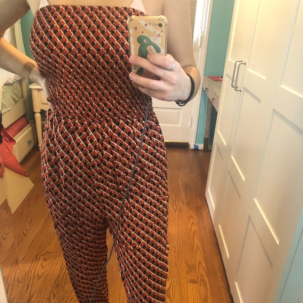 Sans Souci strapless jumpsuit